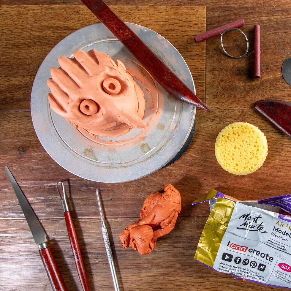 Hình thu nhỏ: Bộ điêu khắc Mont Marte "Pottery Tool Kit" 10 món