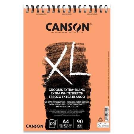Hình thu nhỏ: Sổ Sketch Canson XL "siêu"trắng  - Canson XL Sketch Extra White