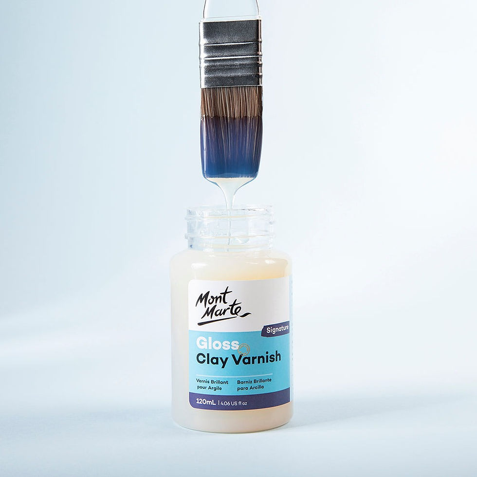 Hình thu nhỏ: Mont Marte's Gloss Clay Varnish 120ml