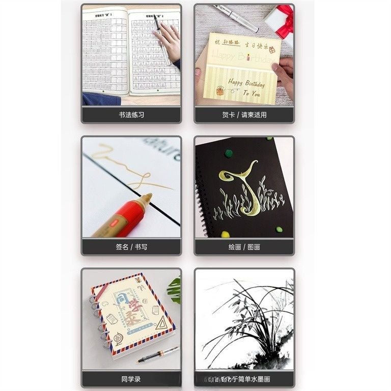 Hình thu nhỏ: Bút lông Baoke S46 - đầu lông