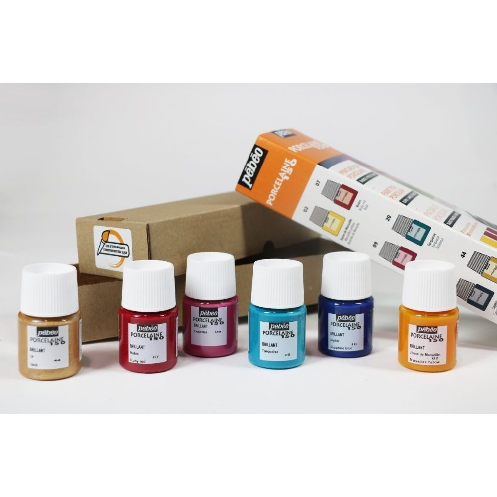 Porcelain paint set 150 6x20ml