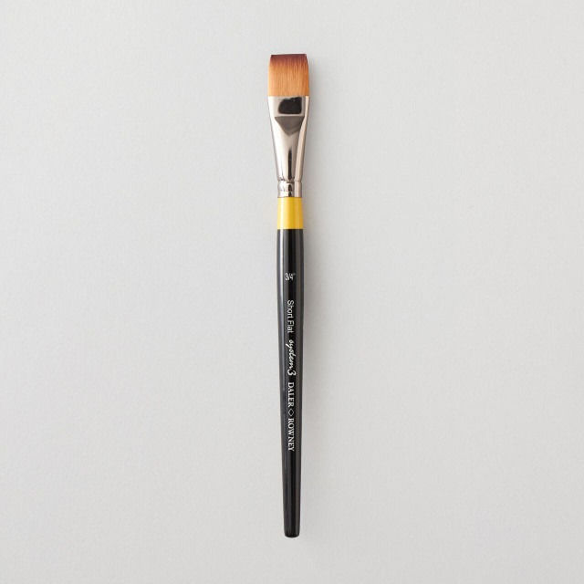 Thumbnail: System3 Daler Rowney Short Flat Brush
