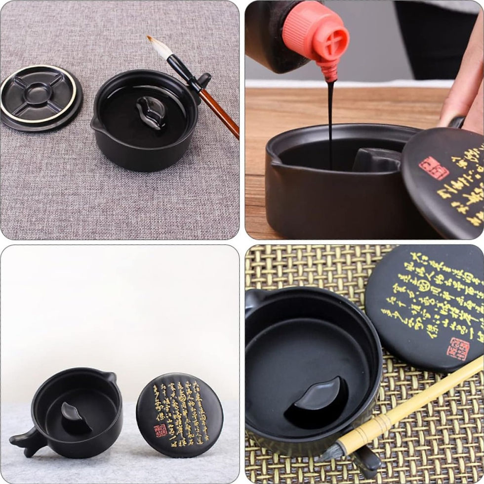 Hình thu nhỏ: Nghiên sứ đựng nước CP-304 - Đen