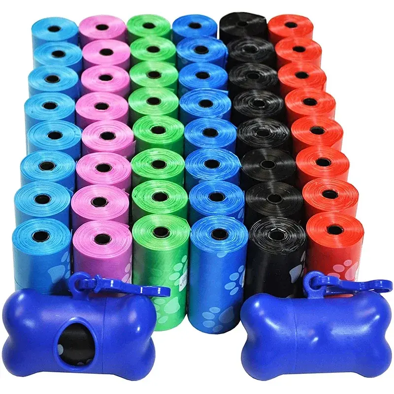 Thumbnail: 120 Rolls Dog Poop Bag Outdoor Cleaning Poop Bag Outdoor Clean Pets Supplies for