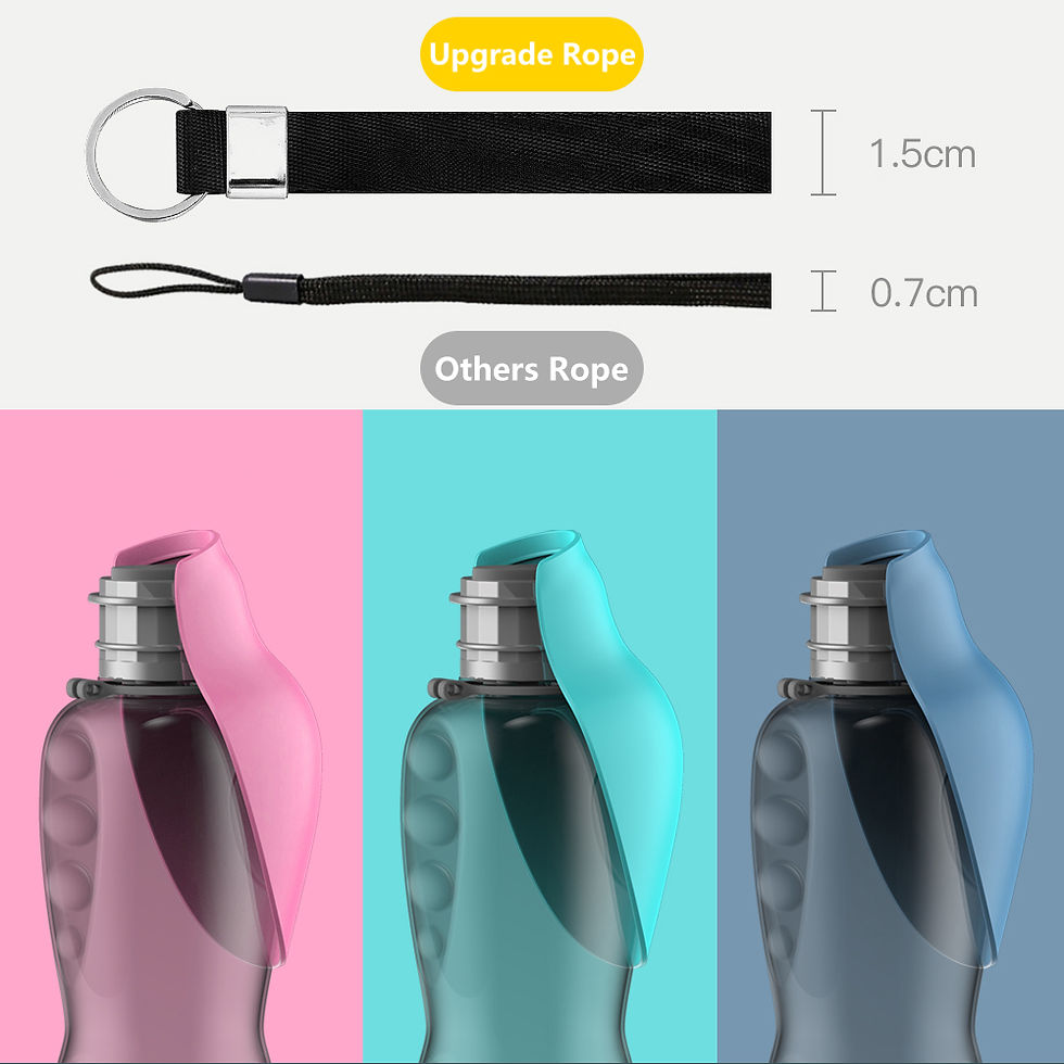 Thumbnail: Garrafa de água portátil para cães, 800ml, para cães pequenos, médios e grandes,