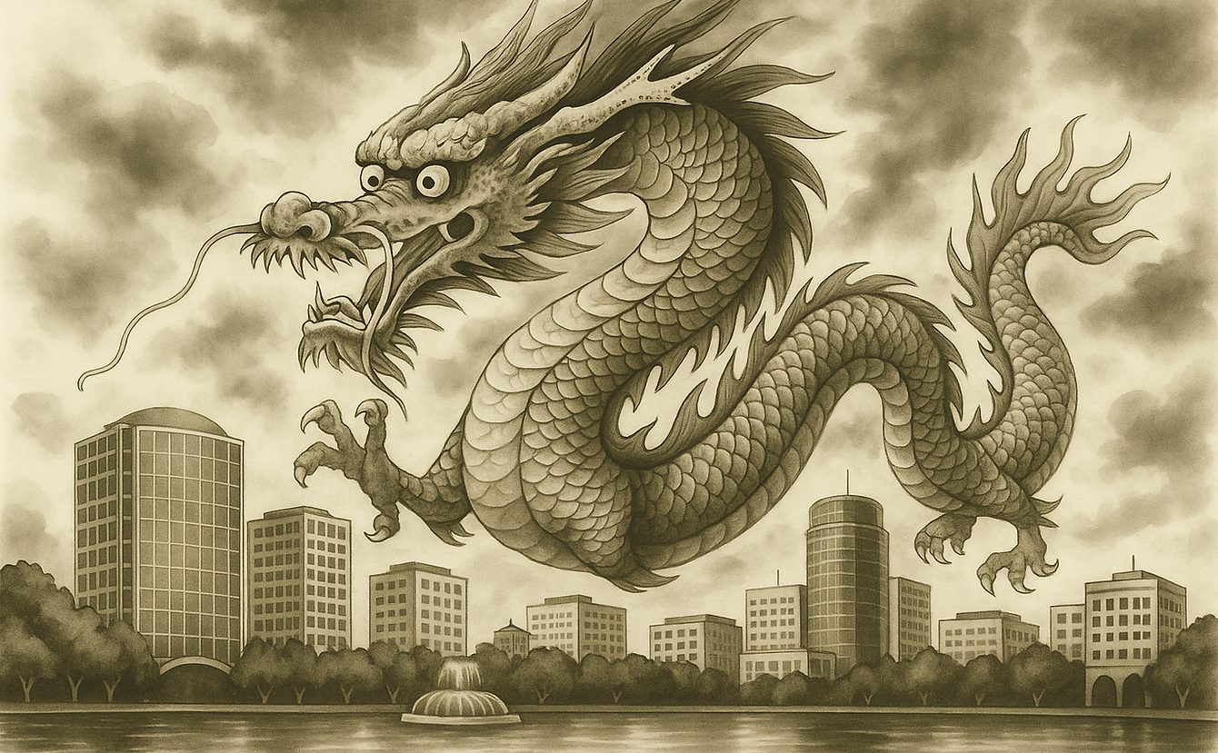 Tint Dragon over Orlando Florida