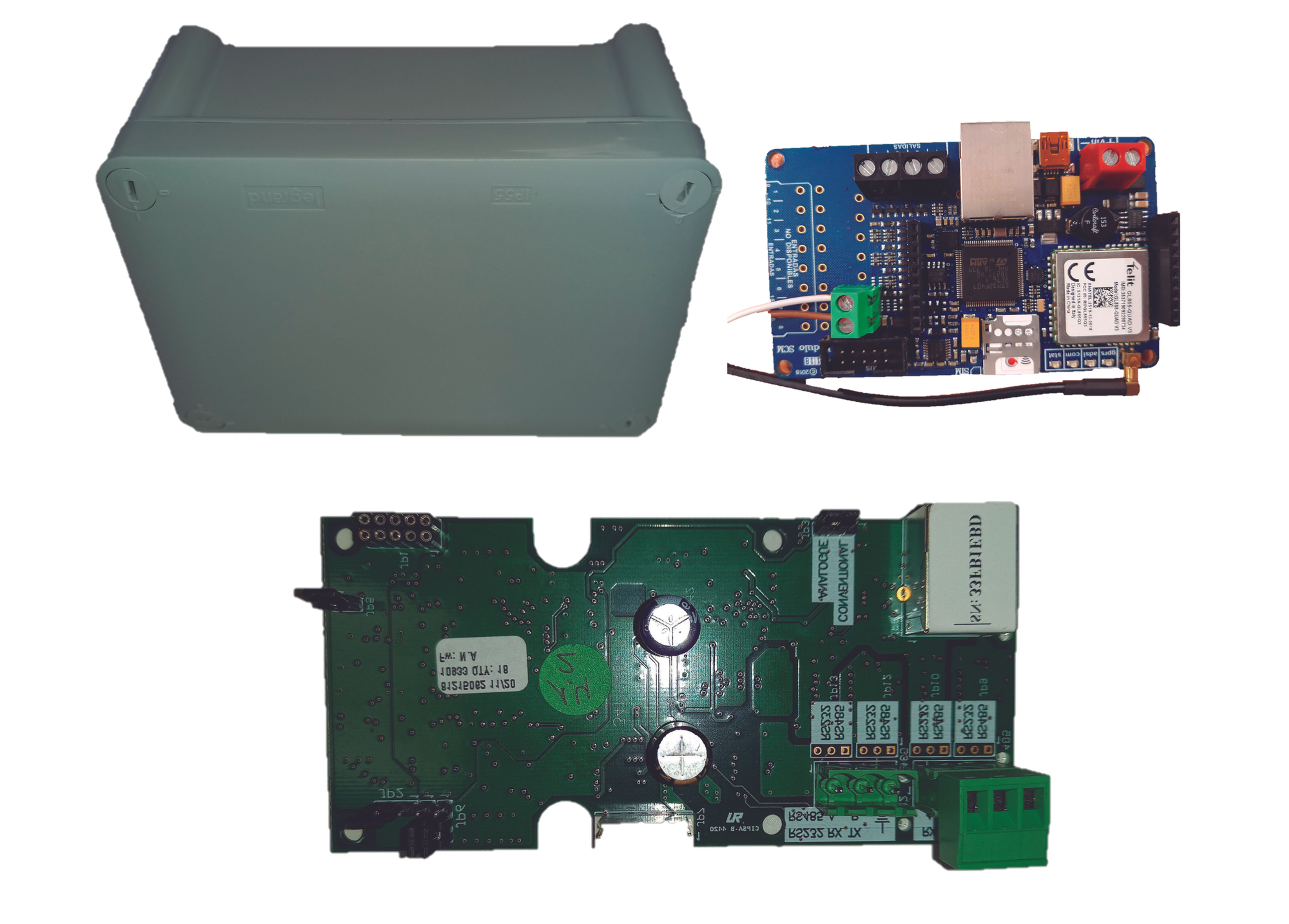 TCD-107 Kit com transmissor de comunicaçãoe placa de comunicação