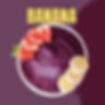 Açaí com banana (orgânico e vegano)