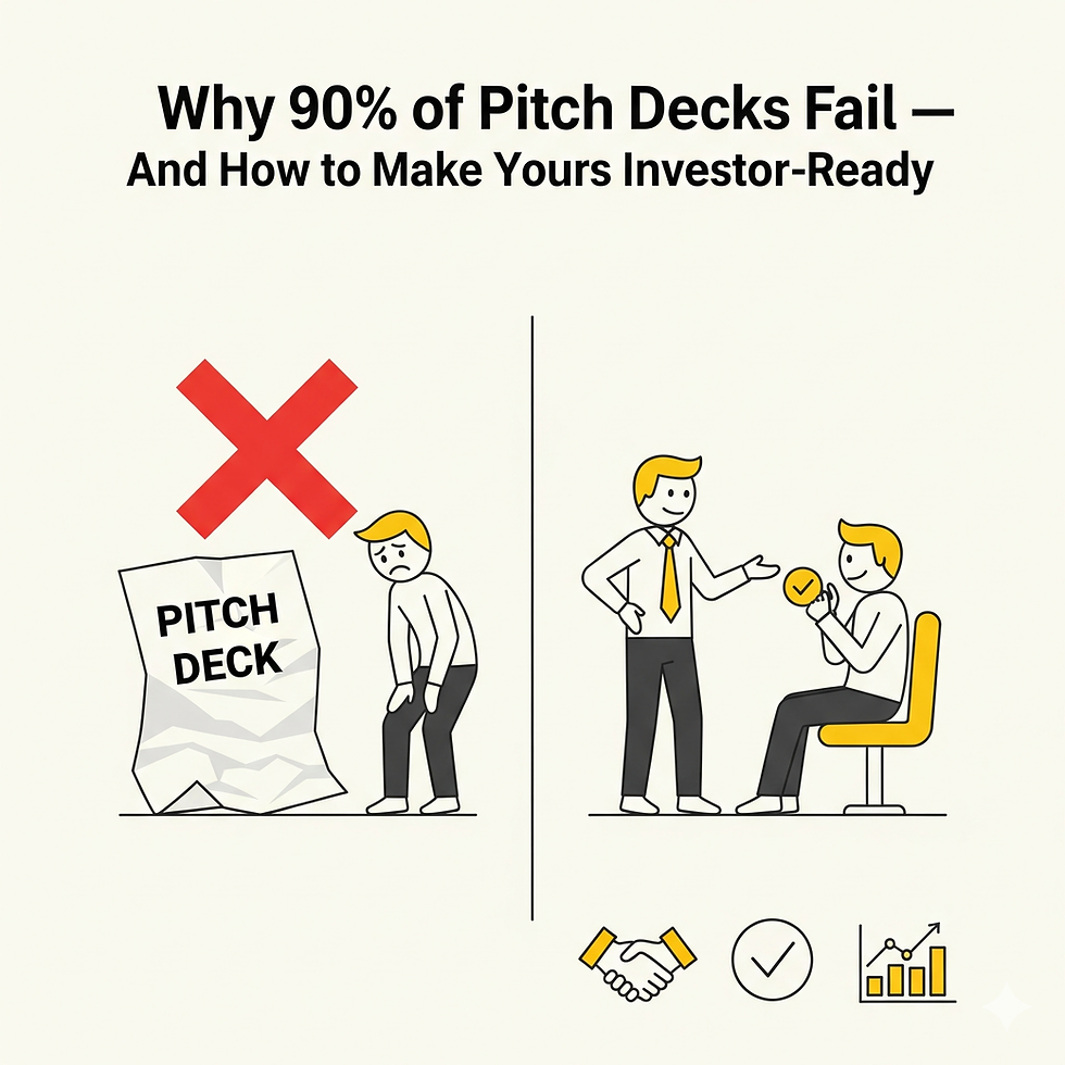 Why 90% of Pitch Decks Fail — And How to Make Yours Investor-Ready