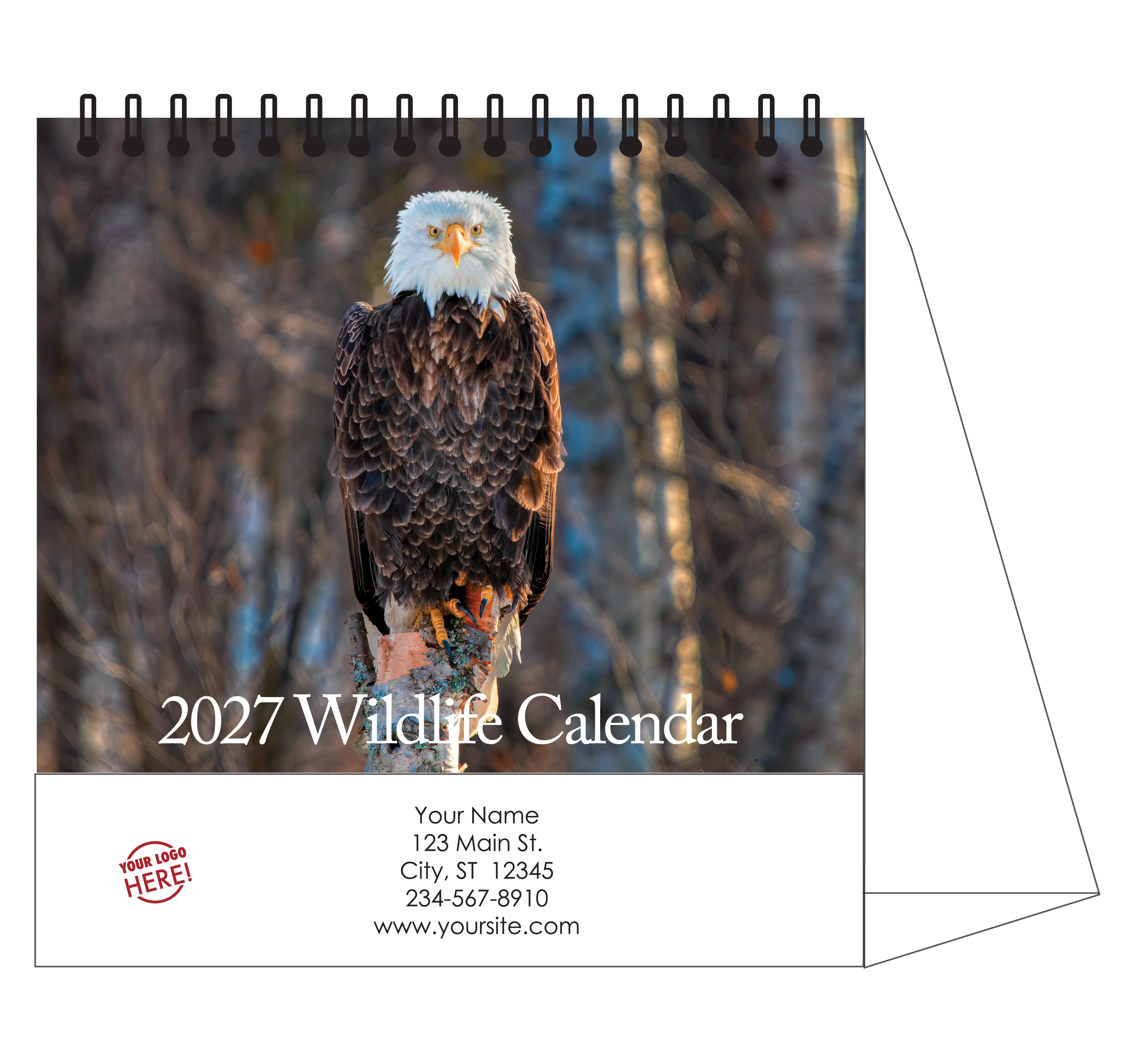 2027 Wildlife Desktop Calendar