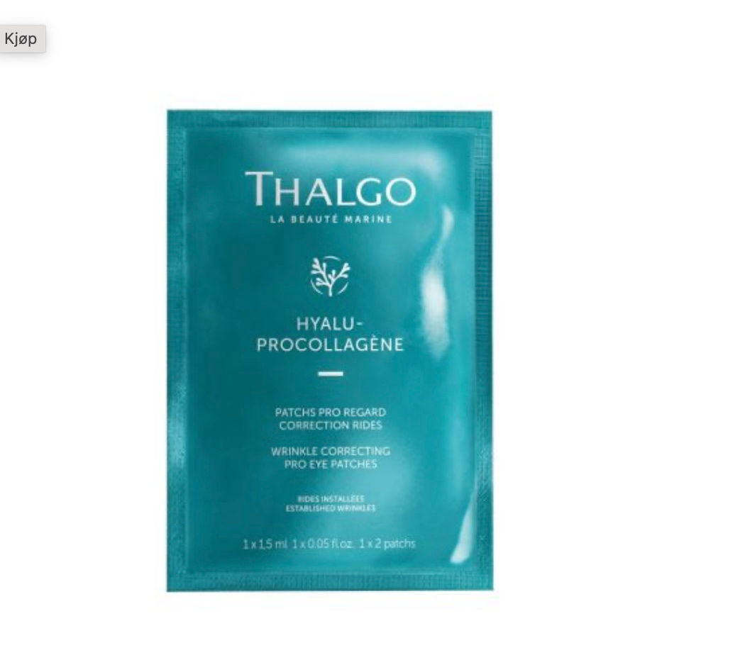 Thalgo wrinkle correcting pro eye patches, 1 stk
