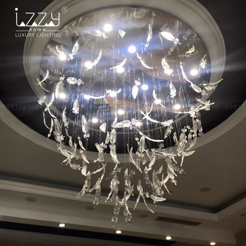 Thumbnail: Đèn Sảnh, Thông Tầng, Khách Sạn, Đèn Thiết Kế LGV103
