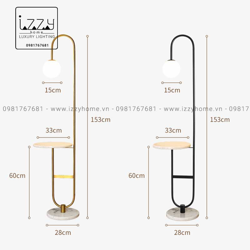 Thumbnail: Đèn Cây Đọc Sách Có Bàn Trà LGF037