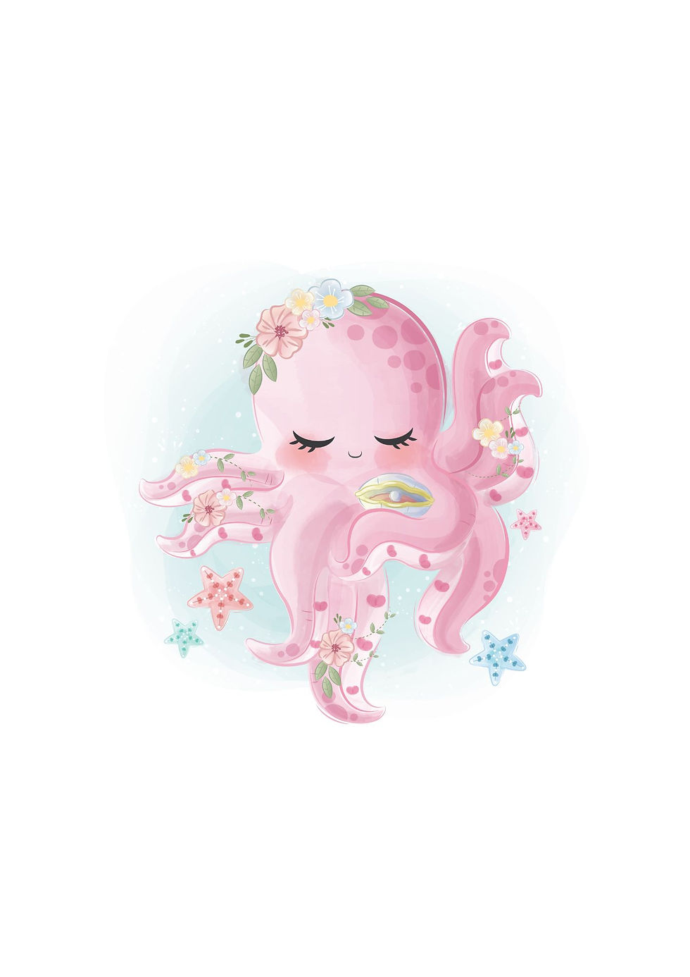 Thumbnail: Sea Animal Nursery Wall Art Set