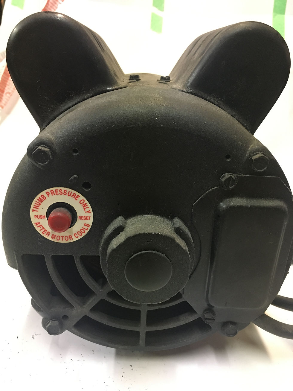 Thumbnail: Compressor-Duty 2HP 3450RPM 115/230V 1PH motor with pulley