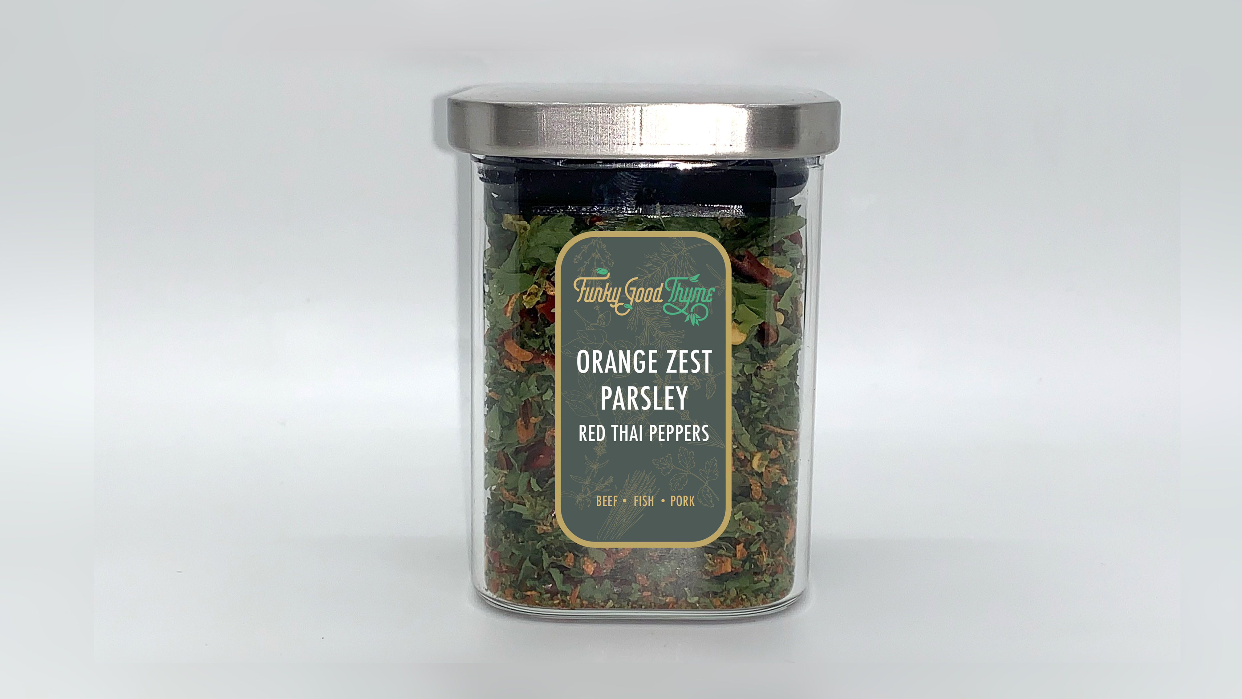 Orange Zest, Parsley & Peppers