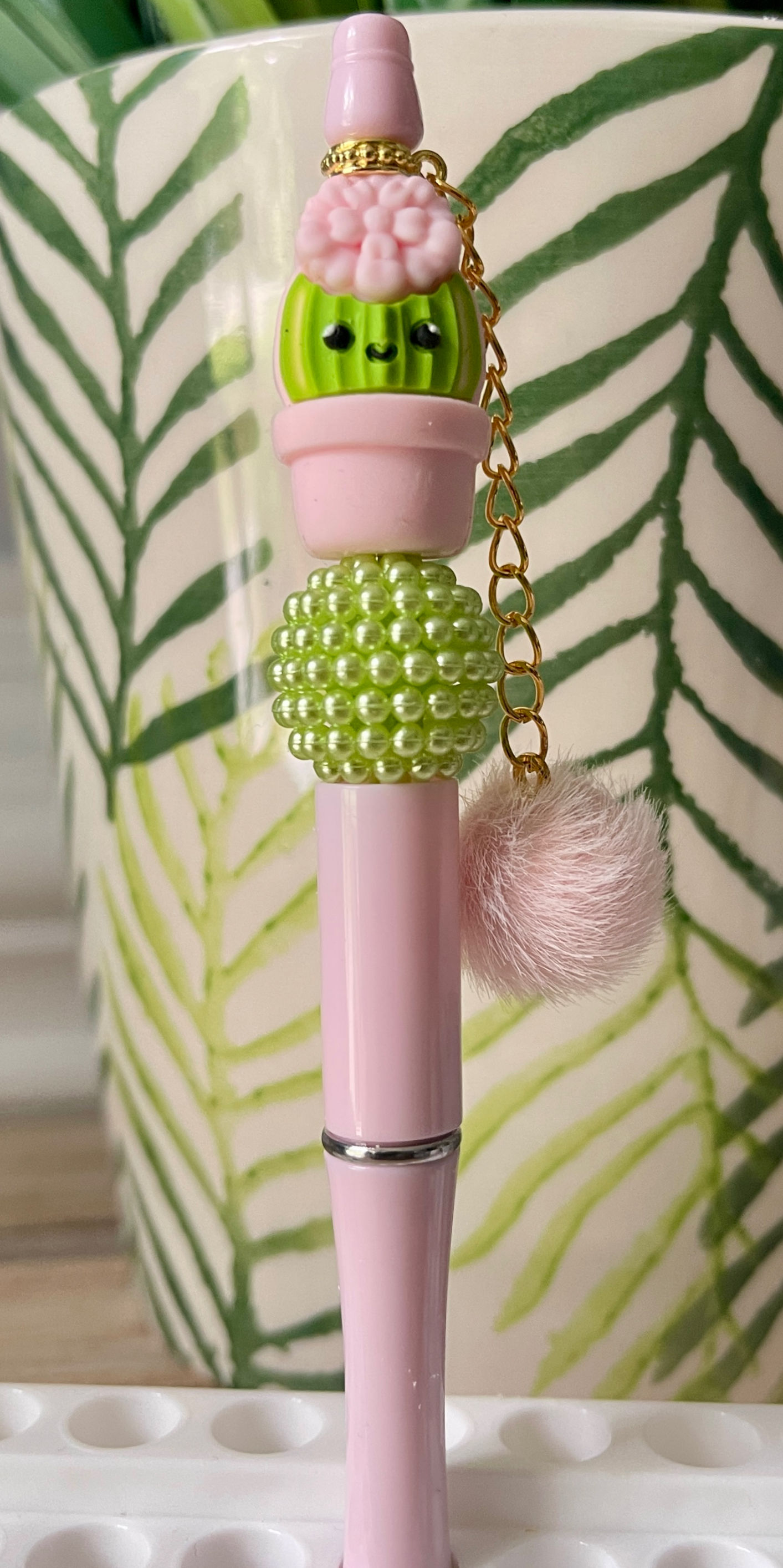 Cactus Focal Pen withsmall Pop-pom