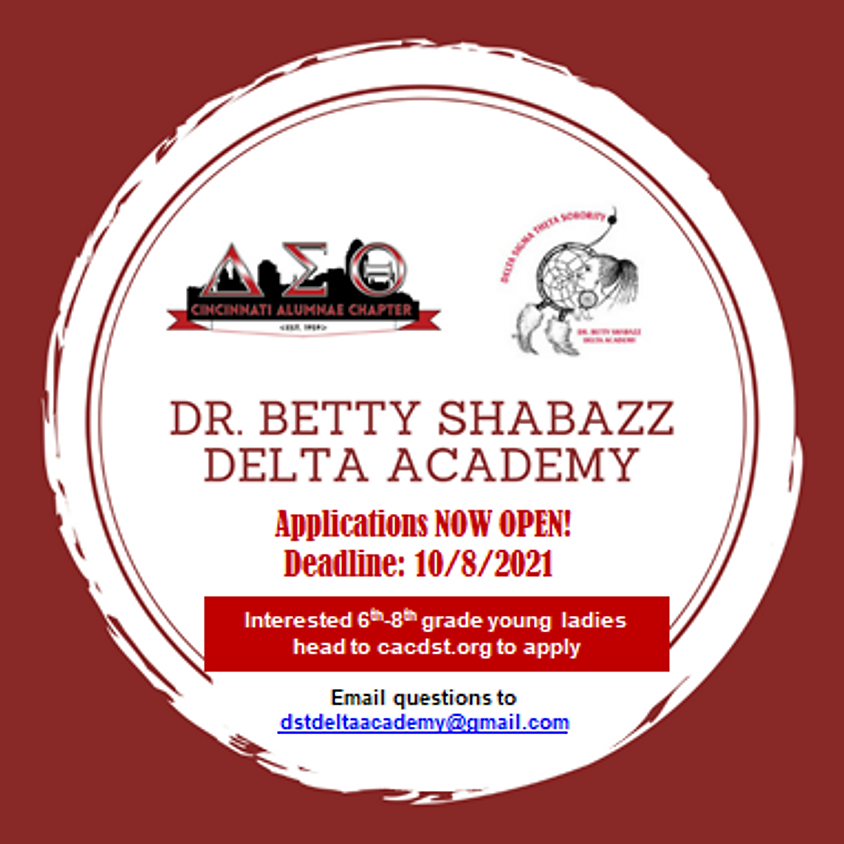 Dr. Betty Shabazz Delta Academy Application Deadline
