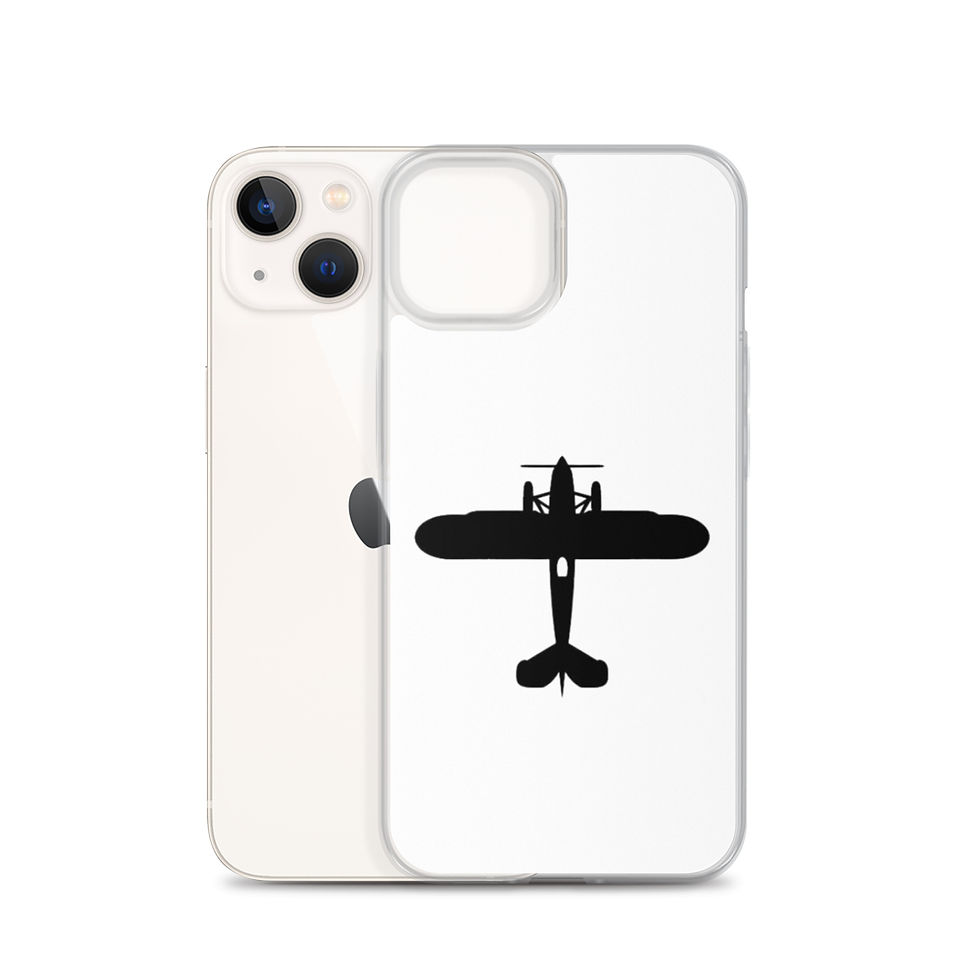 Thumbnail: J-3 Cub - iPhone Case (Black/White)