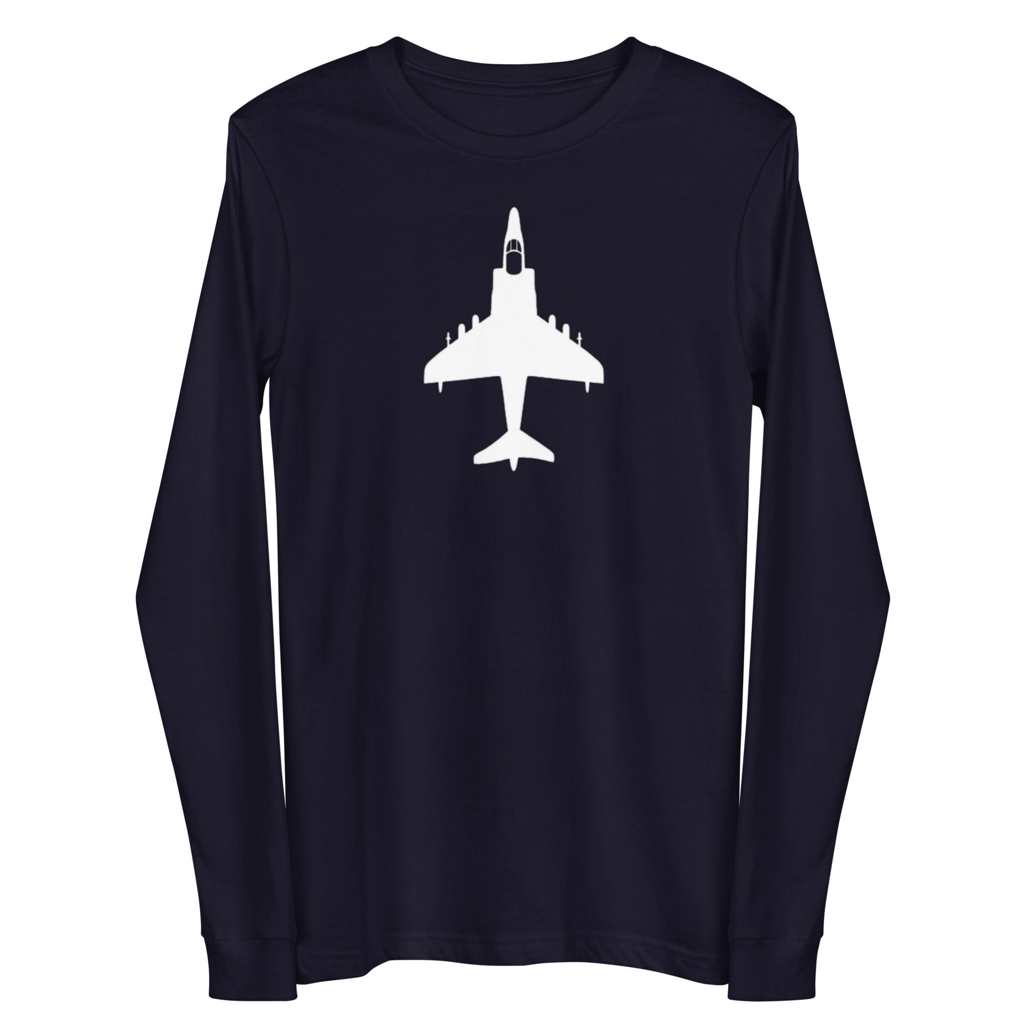 AV-8B Harrier - Unisex Long Sleeve Tee (White)