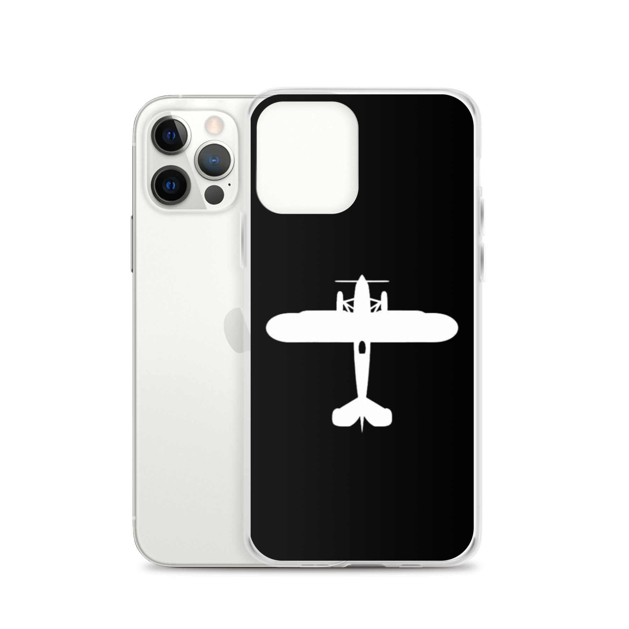 J-3 Cub - iPhone Case (White/Black)