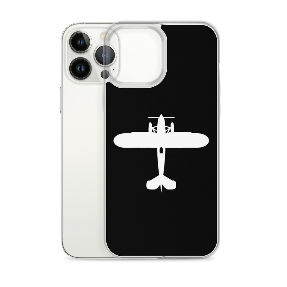 Thumbnail: J-3 Cub - iPhone Case (White/Black)