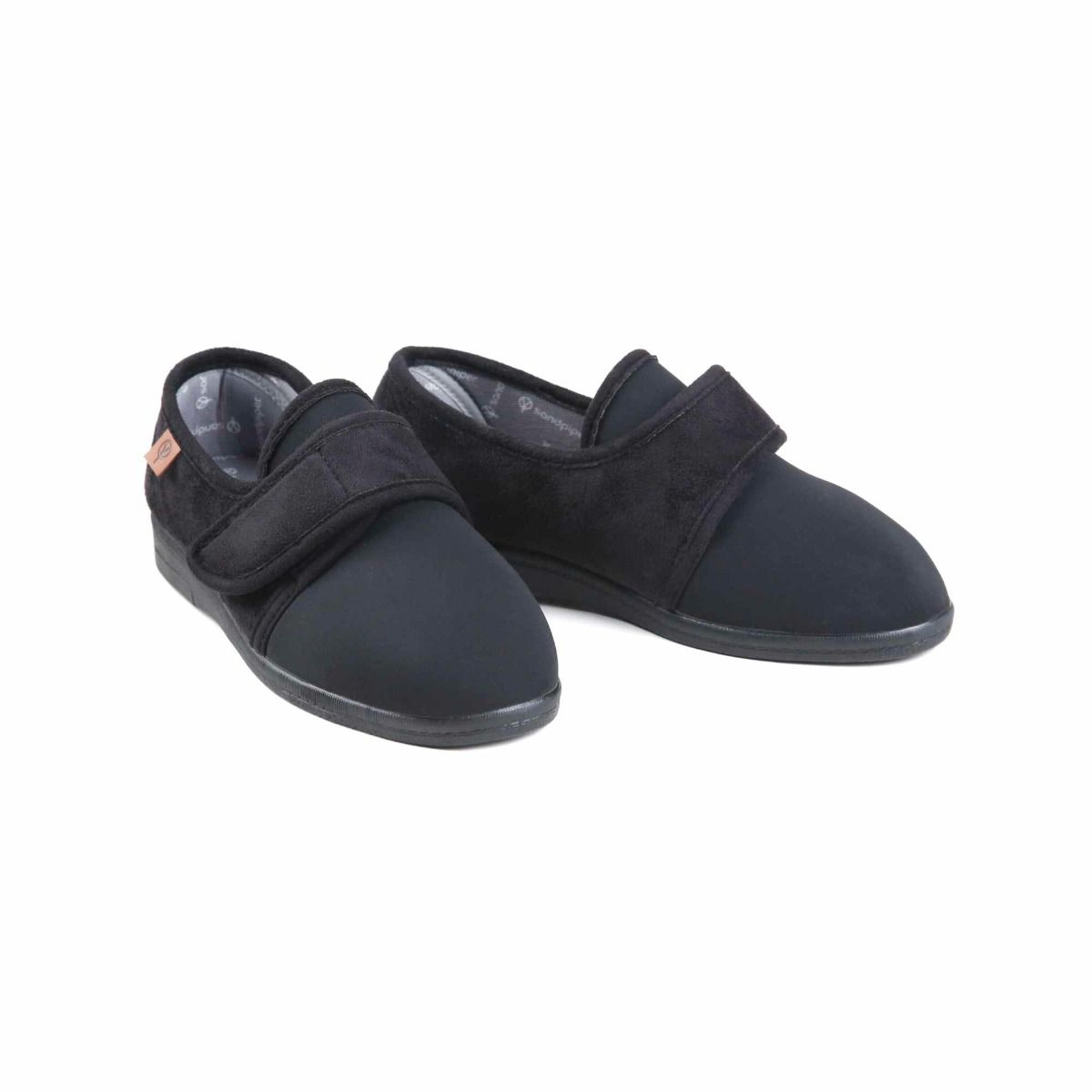Sam Unisex Extra-Wide Stretch Front Slipper by Sandpiper, available from Fen Mobility Centre