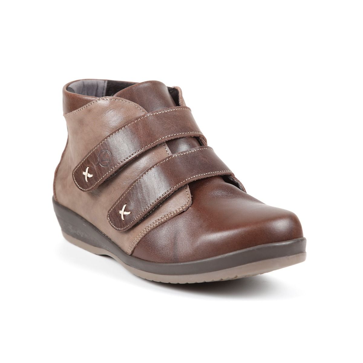Bali Extra-Wide Twin-Strap Boot by Sandpiper, available from Fen Mobility Centre