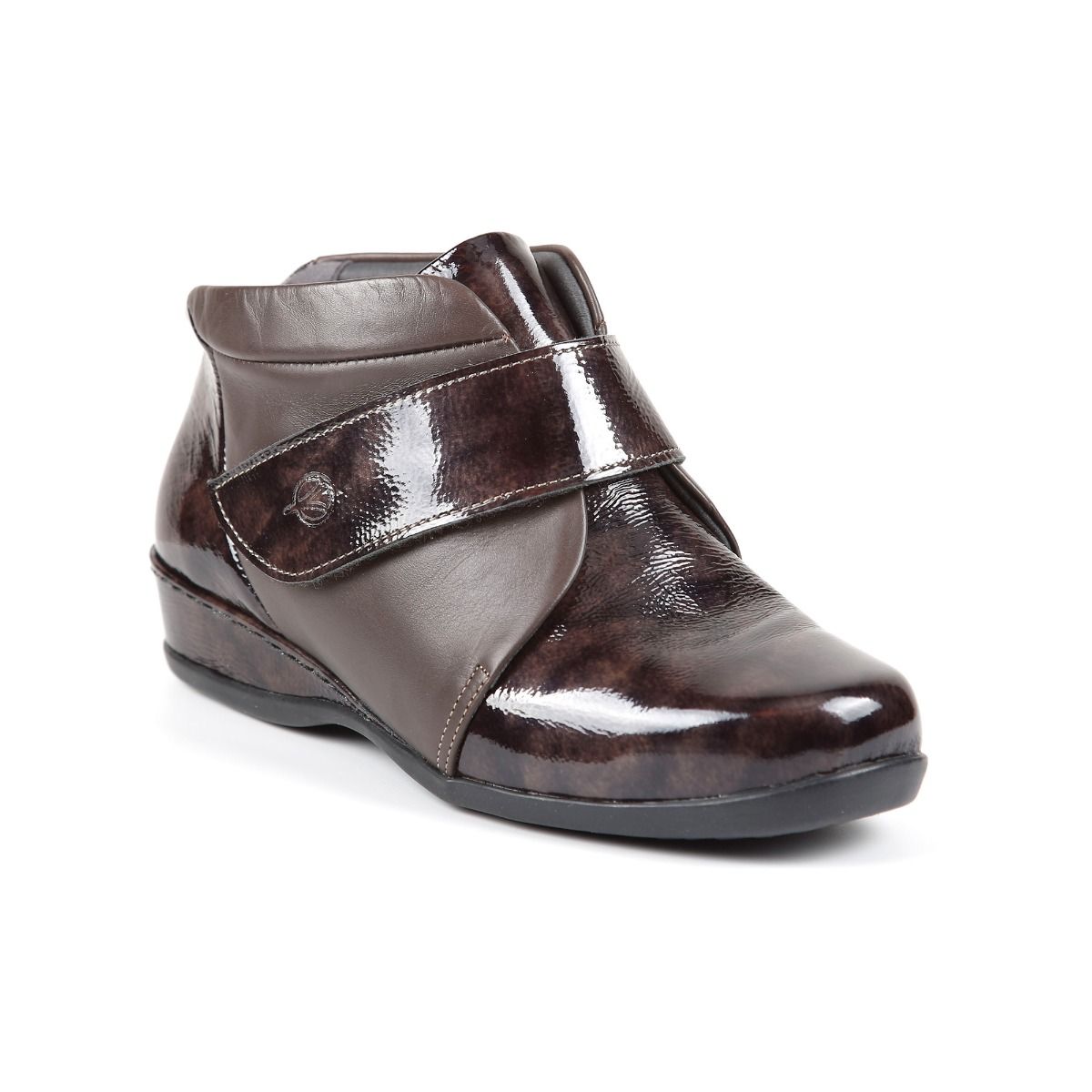Bolton Extra-Wide Boot with Touch Fastening by Sandpiper, available from Fen Mobility Centre