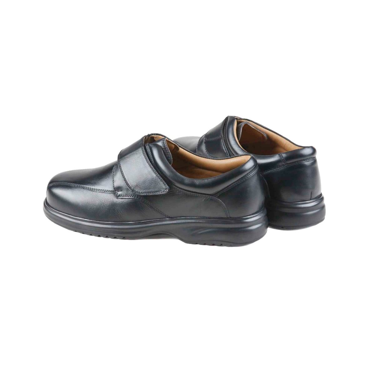 Tony Men’s Extra-Wide Touch Fastening Shoe by Sandpiper, available from Fen Mobility Centre