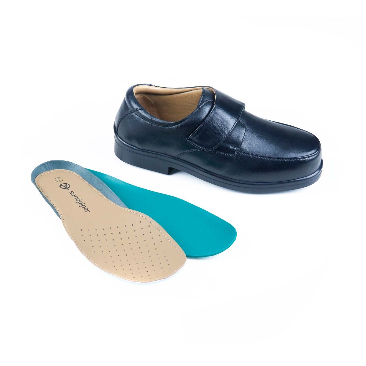 Terry Men’s Extra-Wide Touch Fastening Shoe by Sandpiper, available from Fen Mobility Centre
