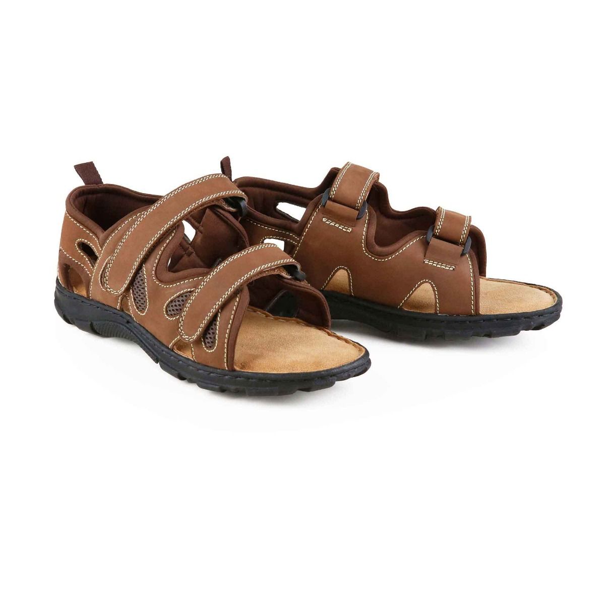 Nathan Men’s Rugged Ultra-Wide Back-In Sandal by Sandpiper, available from Fen Mobility Centre