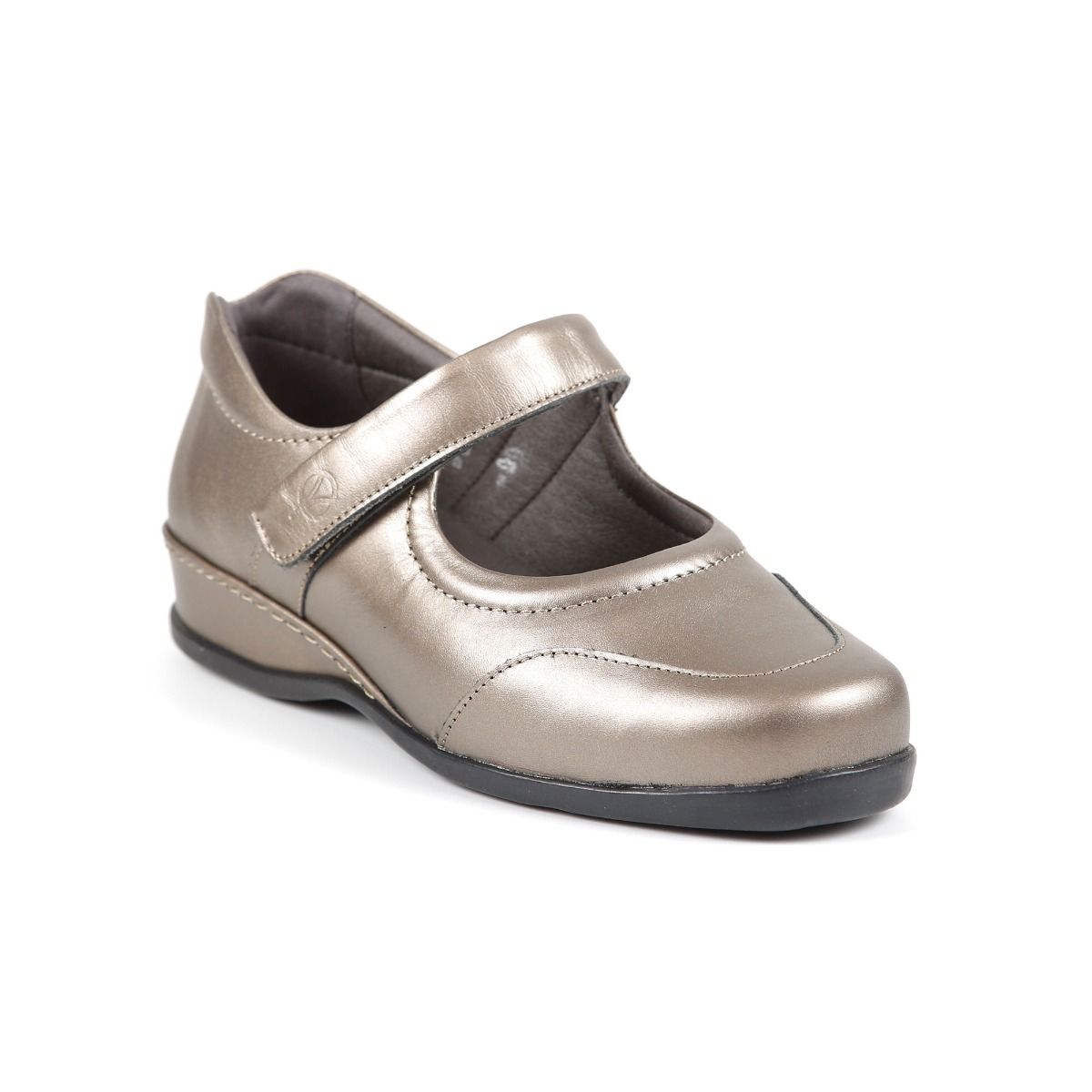 Welton Ladies Extra-Wide Mary-Jane Shoe by Sandpiper, available from Fen Mobility Centre