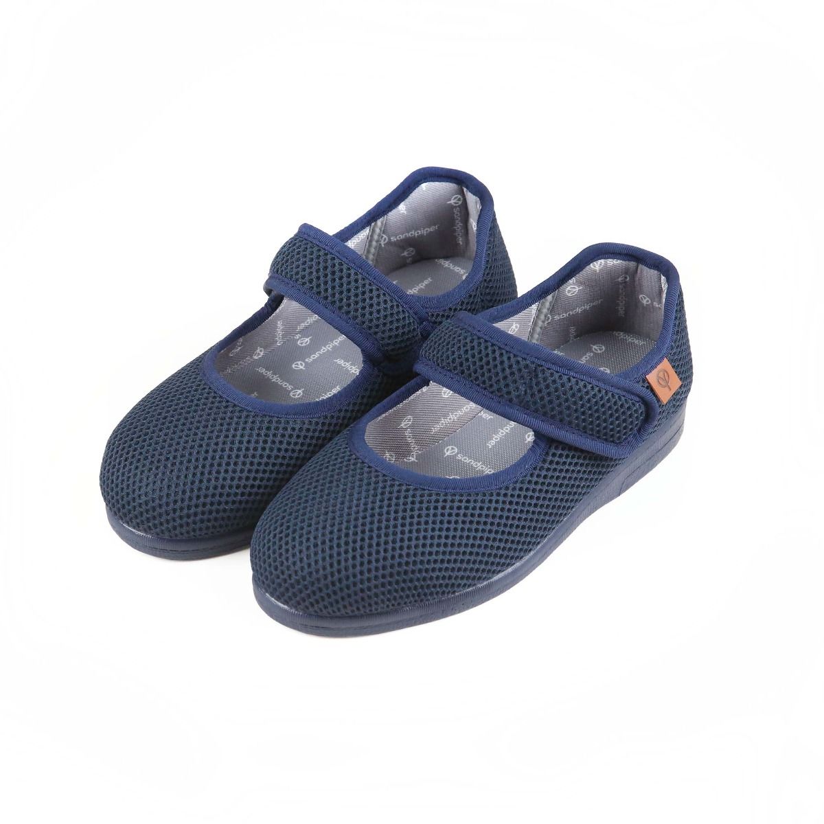 Mary Ladies Extra-Wide House Shoe by Sandpiper, available from Fen Mobility Centre
