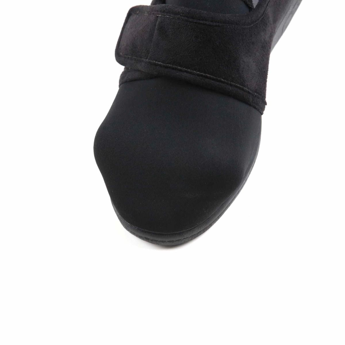 Sam Unisex Extra-Wide Stretch Front Slipper by Sandpiper, available from Fen Mobility Centre