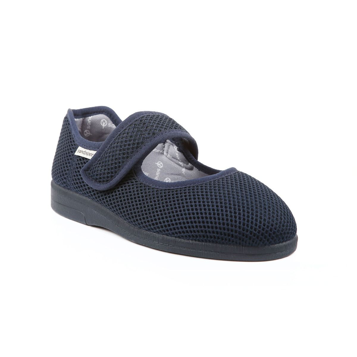 Mary Ladies Extra-Wide House Shoe by Sandpiper, available from Fen Mobility Centre