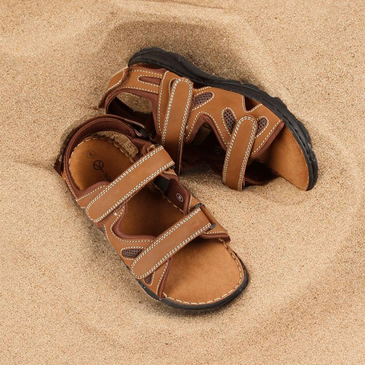 Neil Men’s Rugged Ultra-Wide Touch Fastening Sandal by Sandpiper, available from Fen Mobility Centre
