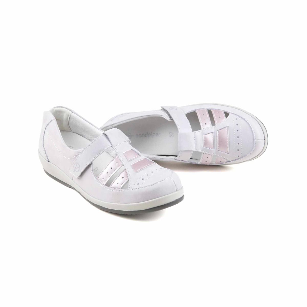 Foxton Ladies Extra-Wide Summer Shoe by Sandpiper, available from Fen Mobility Centre