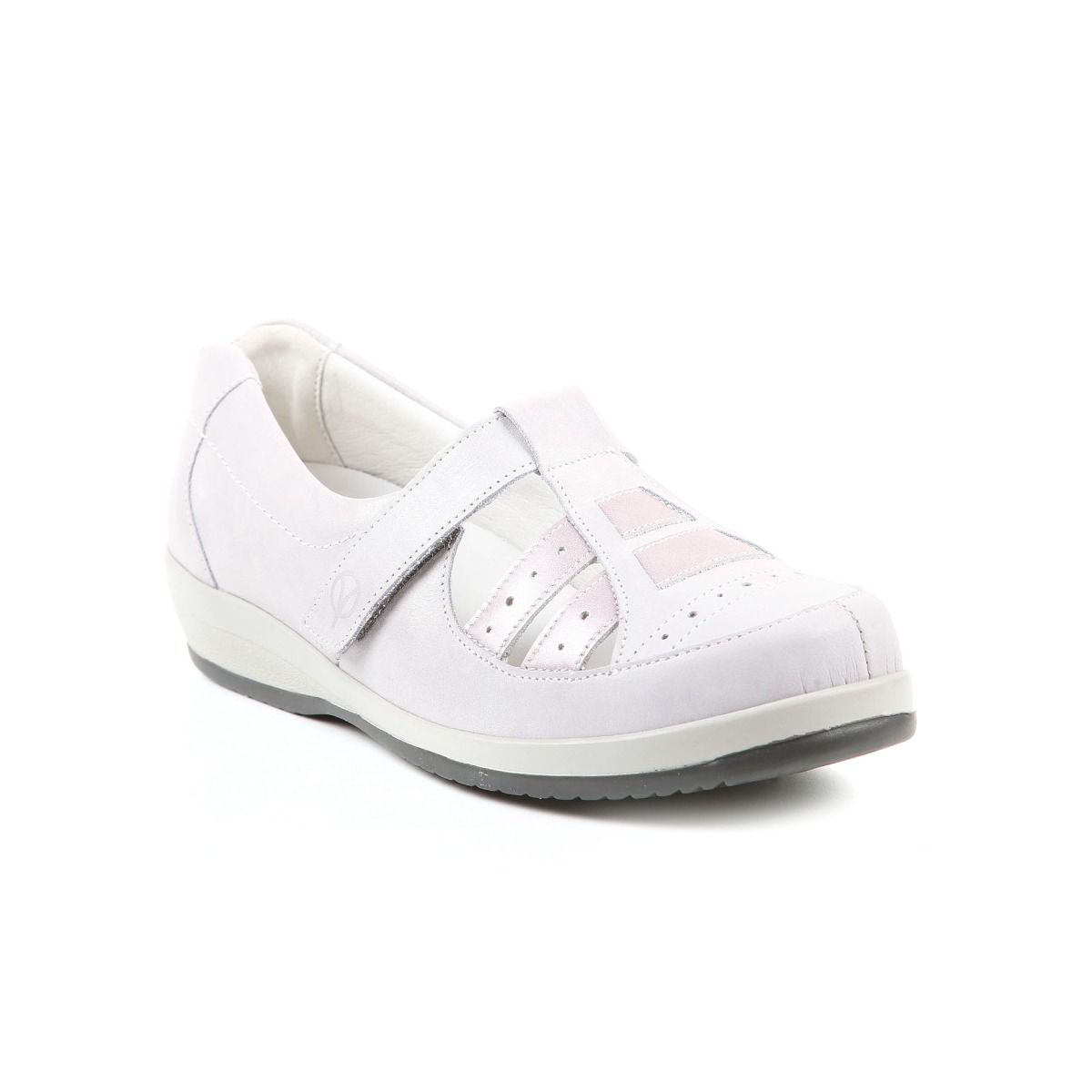 Foxton Ladies Extra-Wide Summer Shoe by Sandpiper, available from Fen Mobility Centre