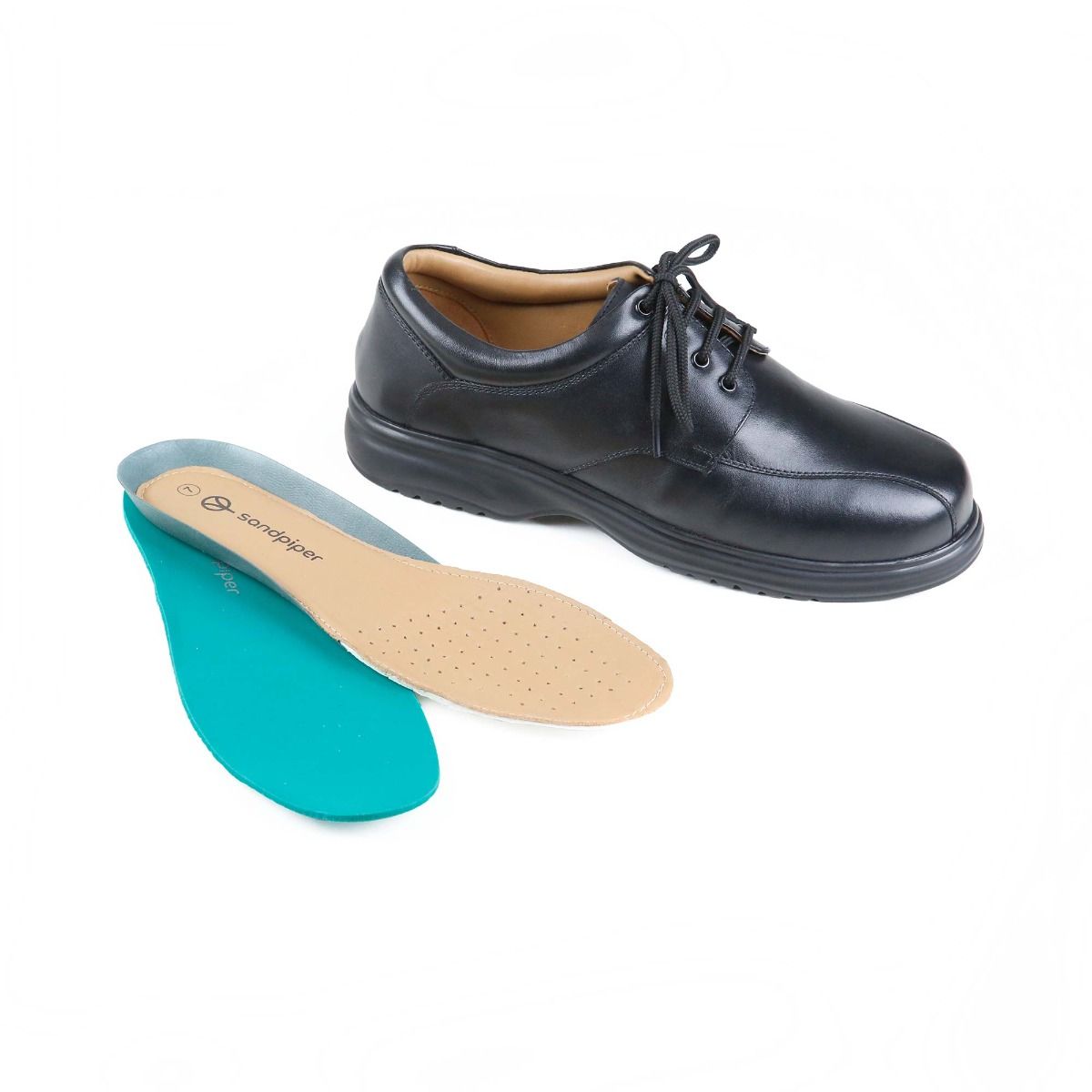 Paul Men’s Extra-Wide Lace-up Shoe With Classic Style by Sandpiper, available from Fen Mobility Centre