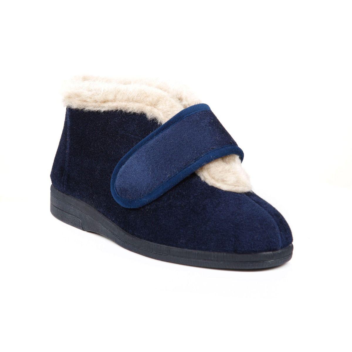 Val Ladies Extra-Wide Bootie Slipper by Sandpiper, available from Fen Mobility Centre