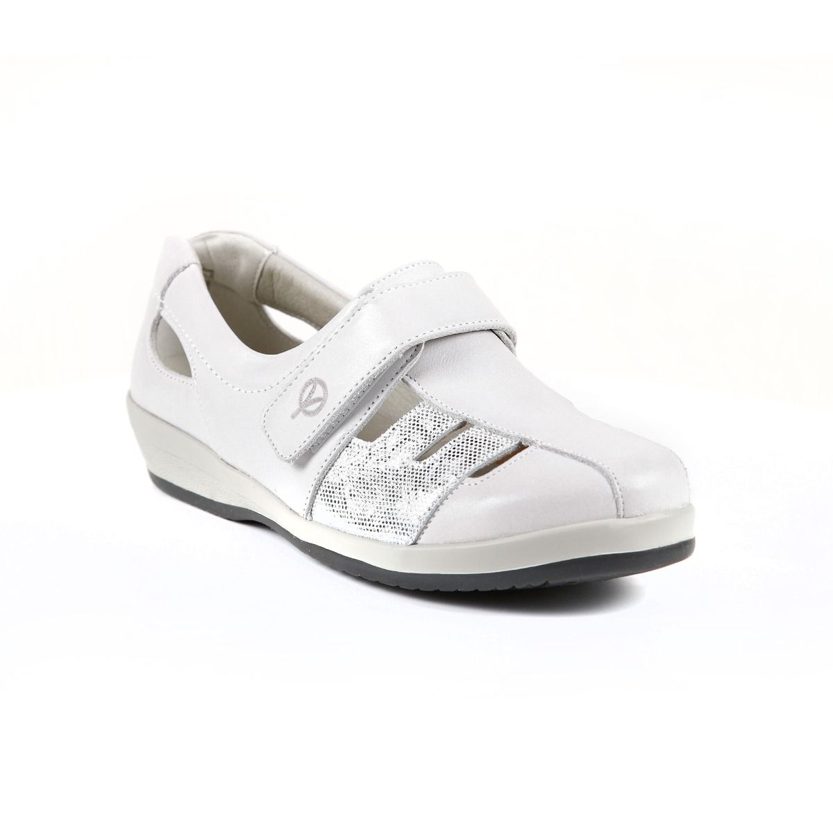 Forton Ladies Extra-Wide Summer Shoe by Sandpiper, available from Fen Mobility Centre