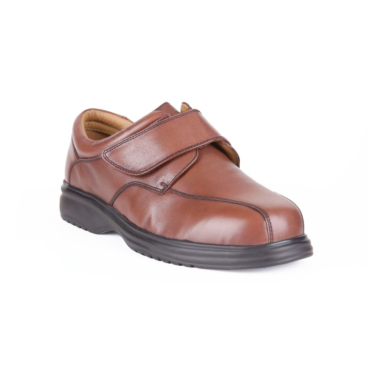 Tony Men’s Extra-Wide Touch Fastening Shoe by Sandpiper, available from Fen Mobility Centre