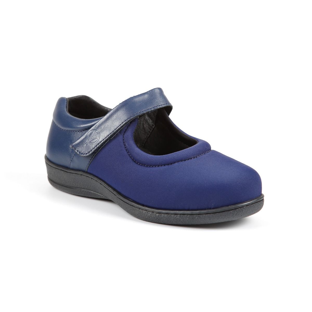 Walmer Ladies Extra-Wide Low Cut Stretch Shoe by Sandpiper, available from Fen Mobility Centre