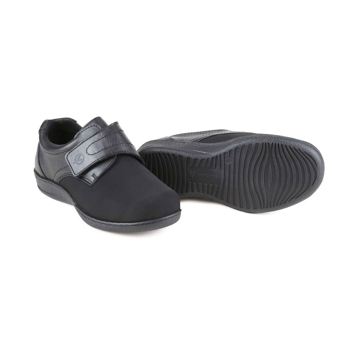 Walford Ladies Extra-Wide Stretch Shoe by Sandpiper, available from Fen Mobility Centre