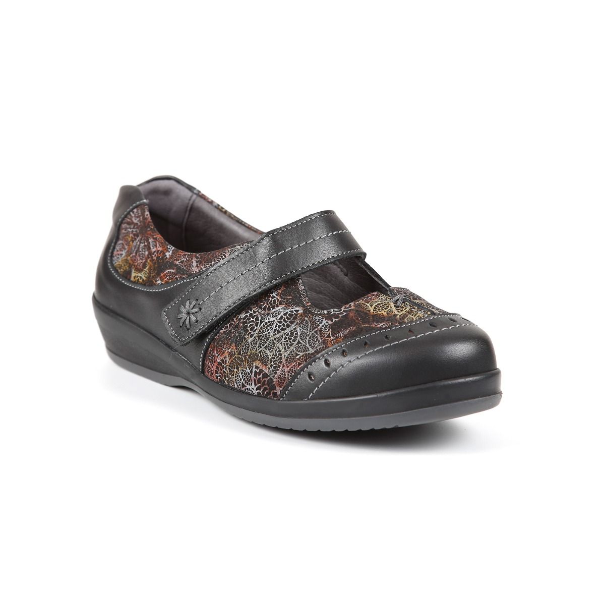 Filton Ladies Extra-Wide Shoe for High Instep by Sandpiper, available from Fen Mobility Centre