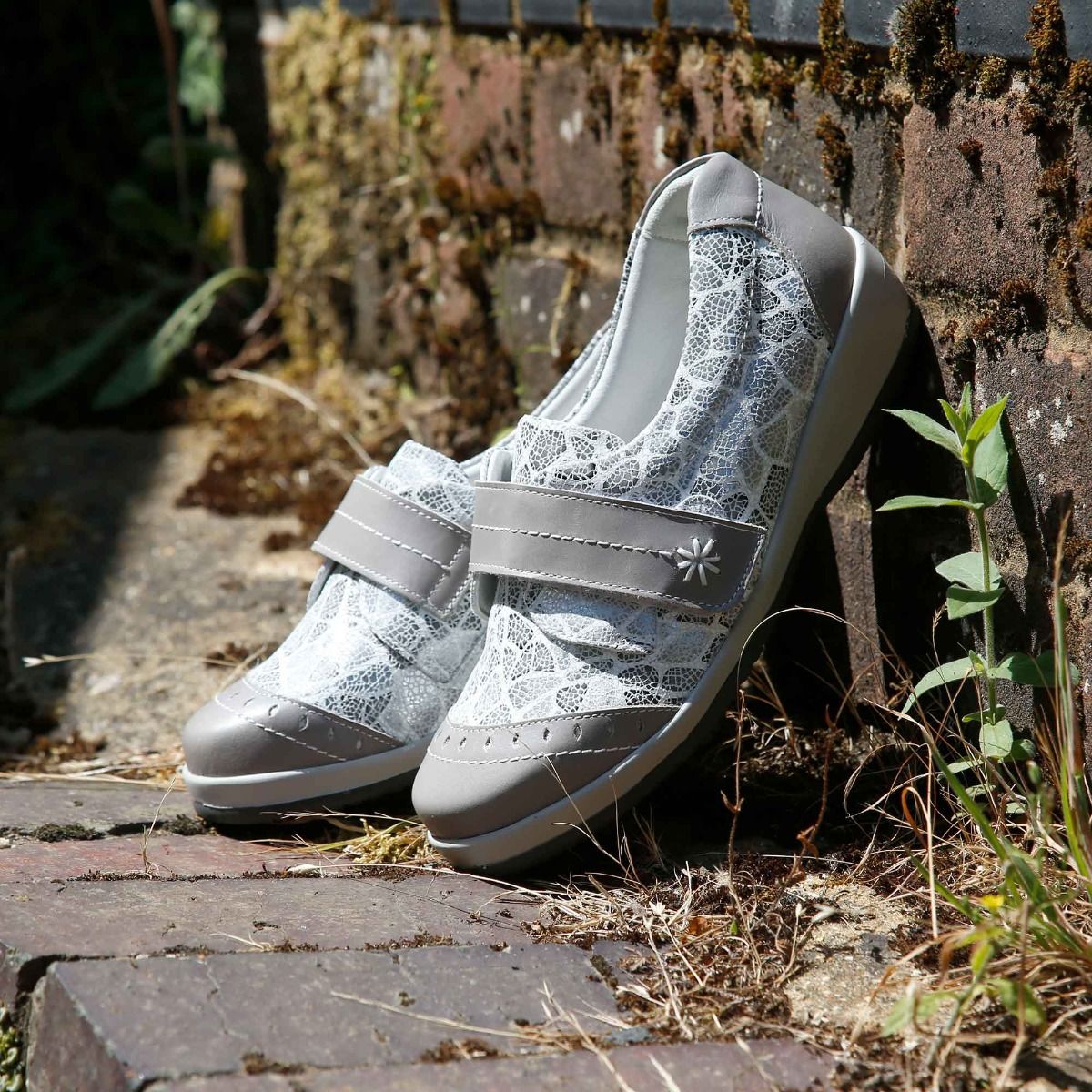 Fenwick Ladies Extra-Wide Touch Fastening Shoe by Sandpiper, available from Fen Mobility Centre