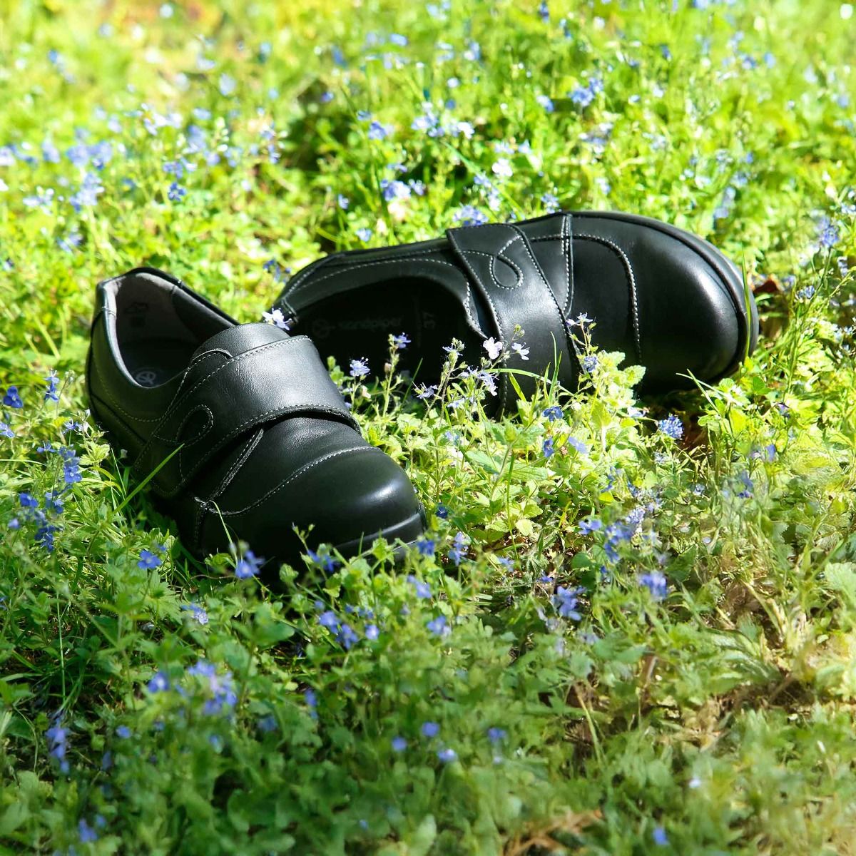 Farden Ladies Extra-Wide Touch Fastening Shoe by Sandpiper, available from Fen Mobility Centre