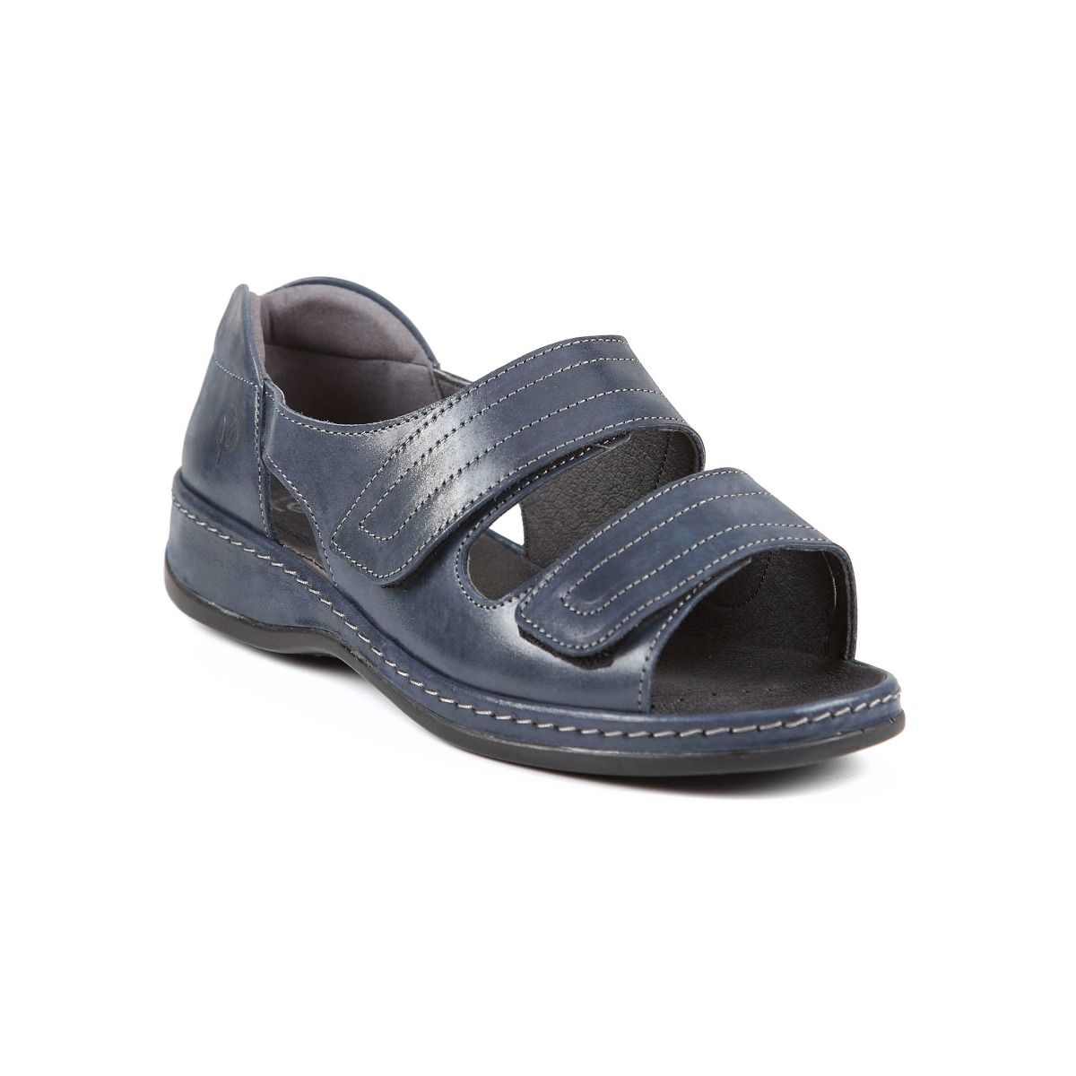 Cheryl Ultra-Wide Twin-Strap Sandal by Sandpiper, available from Fen Mobility Centre