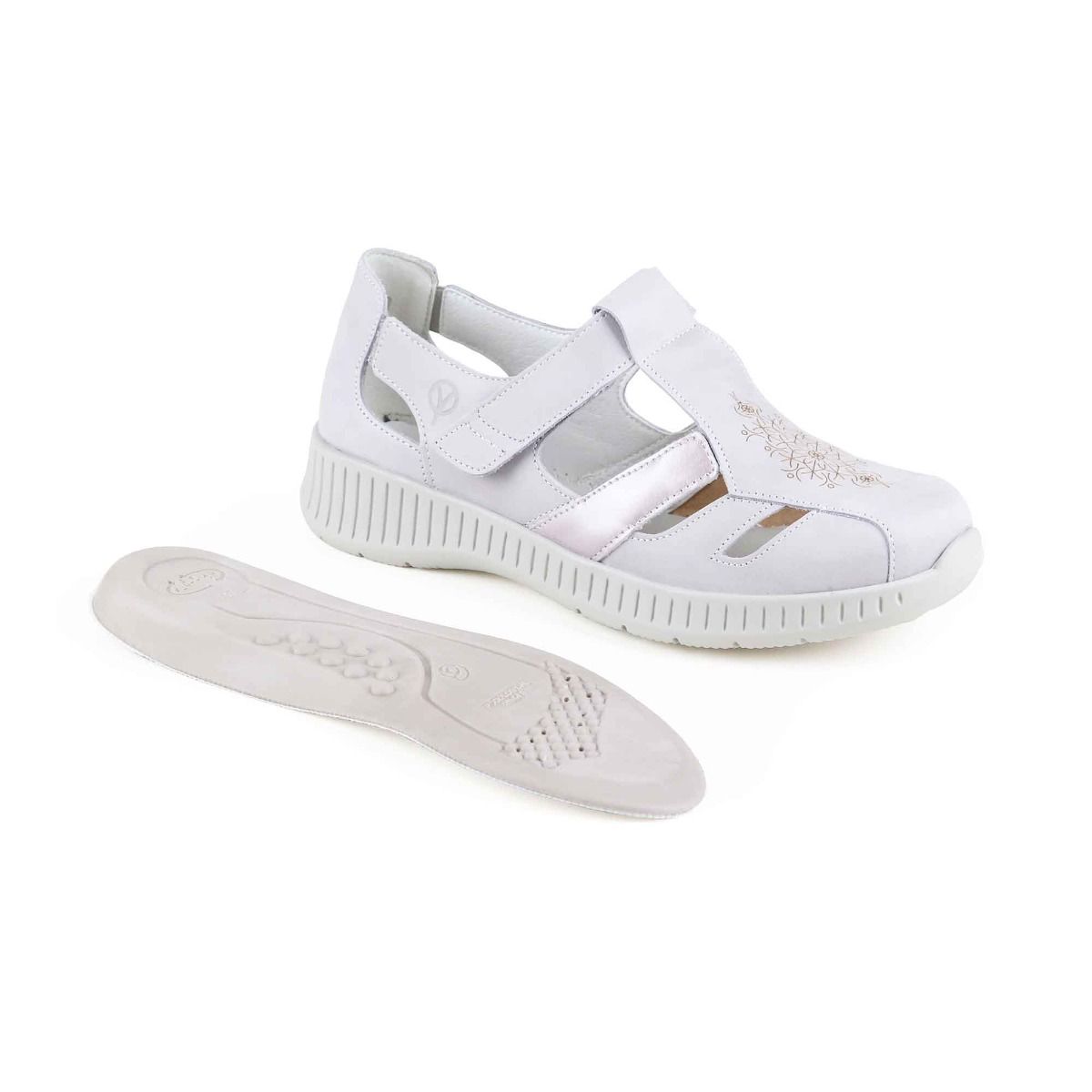 Bella 4E-5E Extra Wide Summer Shoe by Sandpiper, available from Fen Mobility Centre